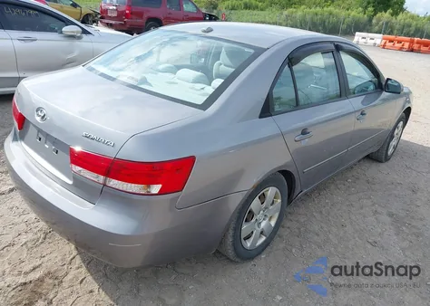 2008 Hyundai Sonata Gls z USA, uszkodzony, nr VIN 5NPET46C78H356868